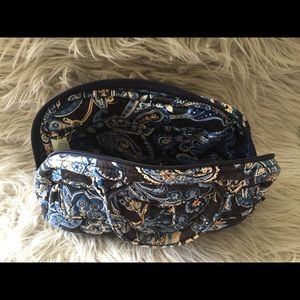 Vera Bradley blue paisley small bowler
